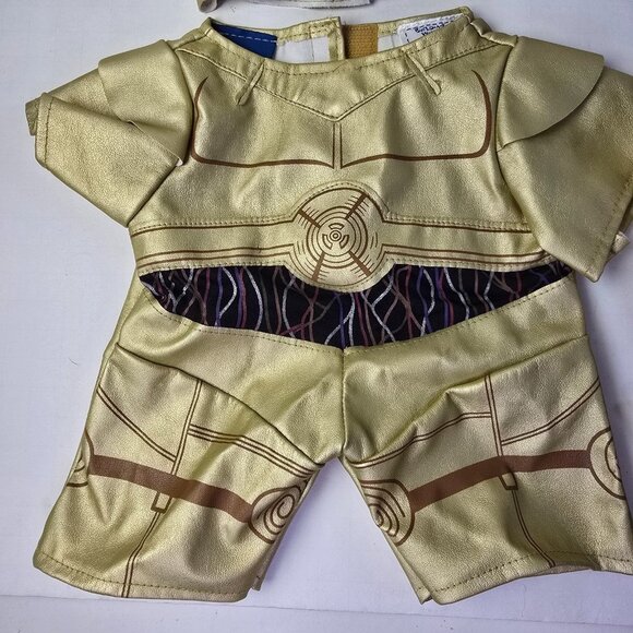 Build a Bear Clothes Star Wars C-3PO Outfit Robot Gold Droid Costume Set 2010 - Picture 4 of 8